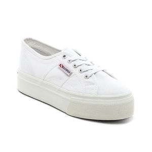 White Platform Superga Sneakers 2790 size 39